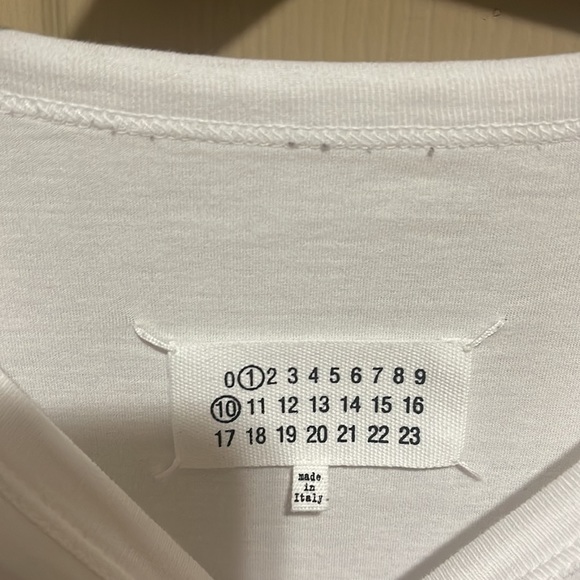Maison Margiela: Scattered Logo Tee - Picture 2 of 6